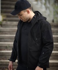 Куртка тактична Soft Shell ESDY колір чорний