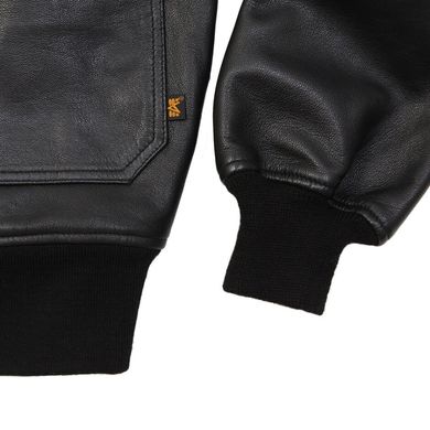 Кожаная летная куртка Alpha Industries G-1 Leather Jacket MLG21210P1 (Black)
