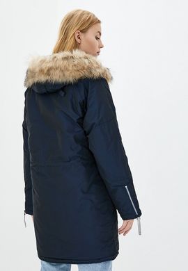 Оригинальная женская куртка аляска N-3B Vega Airboss 17300783127 (синий металлик)