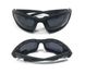 Тактичні захисні окуляри з поляризацією Daisy X7 Black (4 лінзи в комплекті)