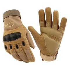 Тактические полнопалые перчатки цвет Койот, XL