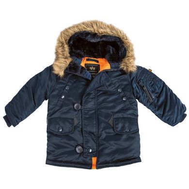 Детская куртка аляска Alpha Industries Youth N-3B Parka YJN44500C1 (Rep.Blue)