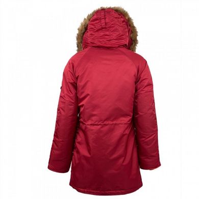 Женская зимняя куртка аляска Alpha Industries N-3B W Parka WJN44502C1 (Commander Red)