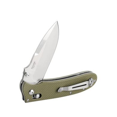 Нож складной Ganzo D704-BK зелёный (D2 сталь)