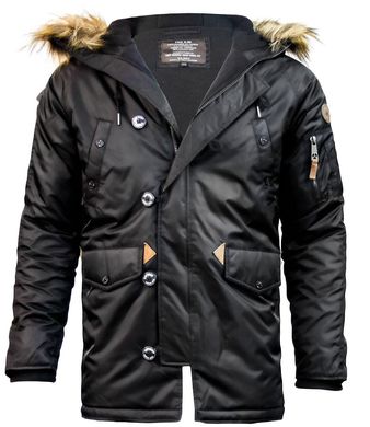 Оригинальная куртка аляска Top Gun N-3B Parka TGN-3B (Black)