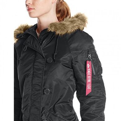 Осенняя женская куртка парка Alpha Industries Natasha WJN43902C1 (Black)