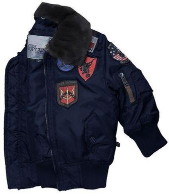 Детская куртка-бомбер Top Gun Kids B-15 Bomber Jacket TGKB15 (Navy)