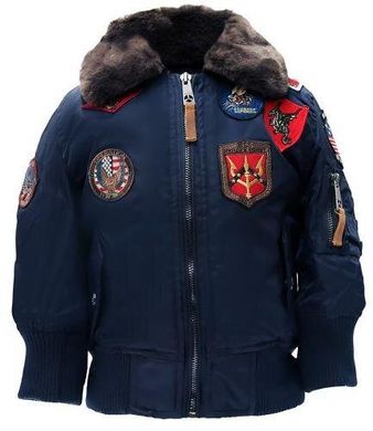 Детская куртка-бомбер Top Gun Kids B-15 Bomber Jacket TGKB15 (Navy)