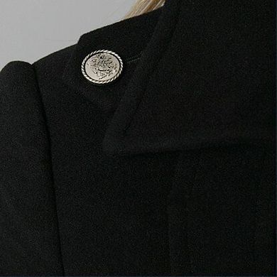 Женское пальто Alpha Industries Ladies Wool Long Pea Coat WJW37100C1 (Black)