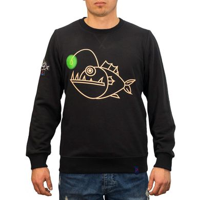 Світшот KLOST «Angler Fish», L, Black