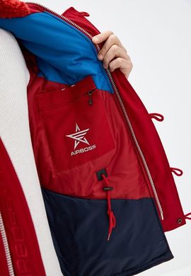Оригінальна чоловіча куртка аляска AIRBOSS Snorkel Parka 171000133223 (червона)