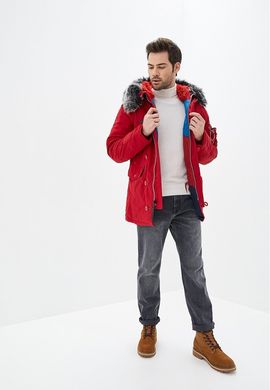 Оригинальная мужская куртка аляска Airboss Snorkel Parka 171000133223 (красная)