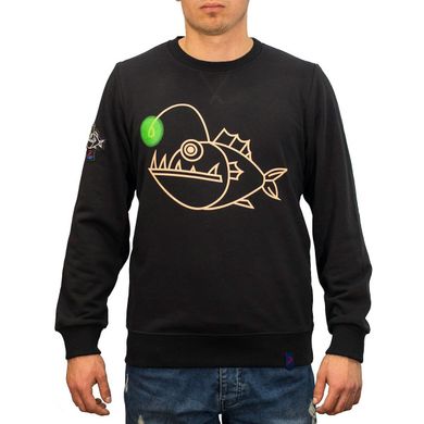 Свитшот KLOST «Angler Fish», XL, Black