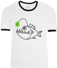 Футболка KLOST "Angler Fish (Глибоководний рибалка)" White