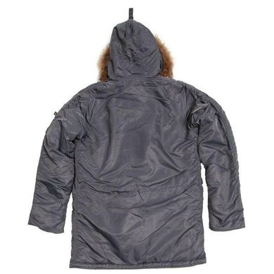 Зимняя куртка аляска Alpha Industries Slim Fit N-3B Parka MJN31210C1 (Gun Metal)