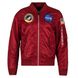 Чоловіча вітровка L-2B NASA Flight Jacket Alpha Industries MJL47020C1 (Commander Red)