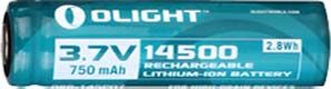 Акумуляторна батарея Olight 14500 3,7V 750mAh