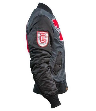 Бомбер Top Gun Stadium Varsity Jacket TGJ1636 (Charcoal)