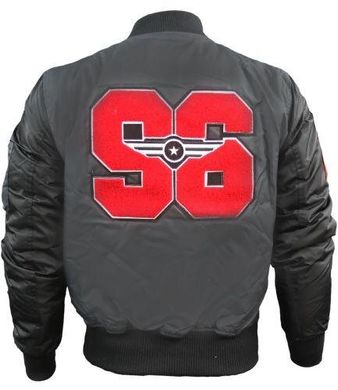 Бомбер Top Gun Stadium Varsity Jacket TGJ1636 (Charcoal)