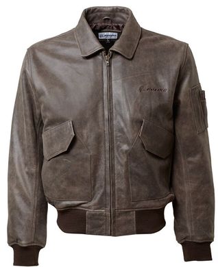 Оригинальная кожаная куртка Boeing CWU 45/P Leather Bomber Jacket 1120120100400001 (Brown)