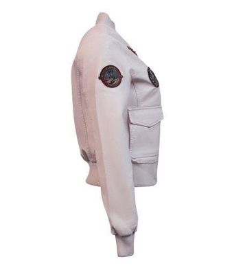 Жіночий бомбер Top Gun Women's Vegan Leather Bomber Jacket TGJ1980 (Pink)