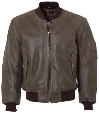 Оригінальна шкіряна куртка Boeing MA-1 Leather Flight Jacket 1120120100350007 (Brown)