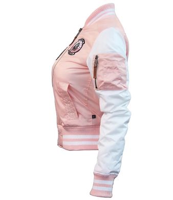 Оригинальный женский бомбер Miss Top Gun Color Block Ma-1 TGJ1677 (Light Pink)