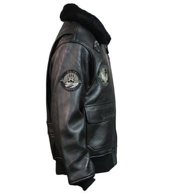 Оригинальная кожаная куртка Top Gun Offical Signature Series Jacket TOPGUN (Black)