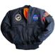 Детская куртка Alpha Industries Youth NASA MA-1 YJM21093C1 (Rep.Blue)