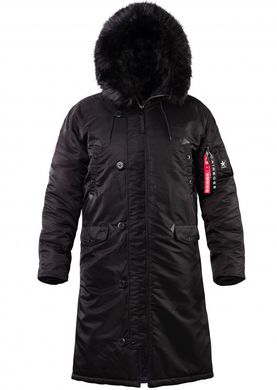 Зимняя мужская куртка аляска Shuttle Airboss 171000143221 (черная)